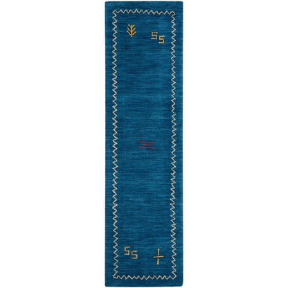 Tapis de couloir Gabbeh en laine Eraclia de l'Himalaya, fait main par SAFAVIEH