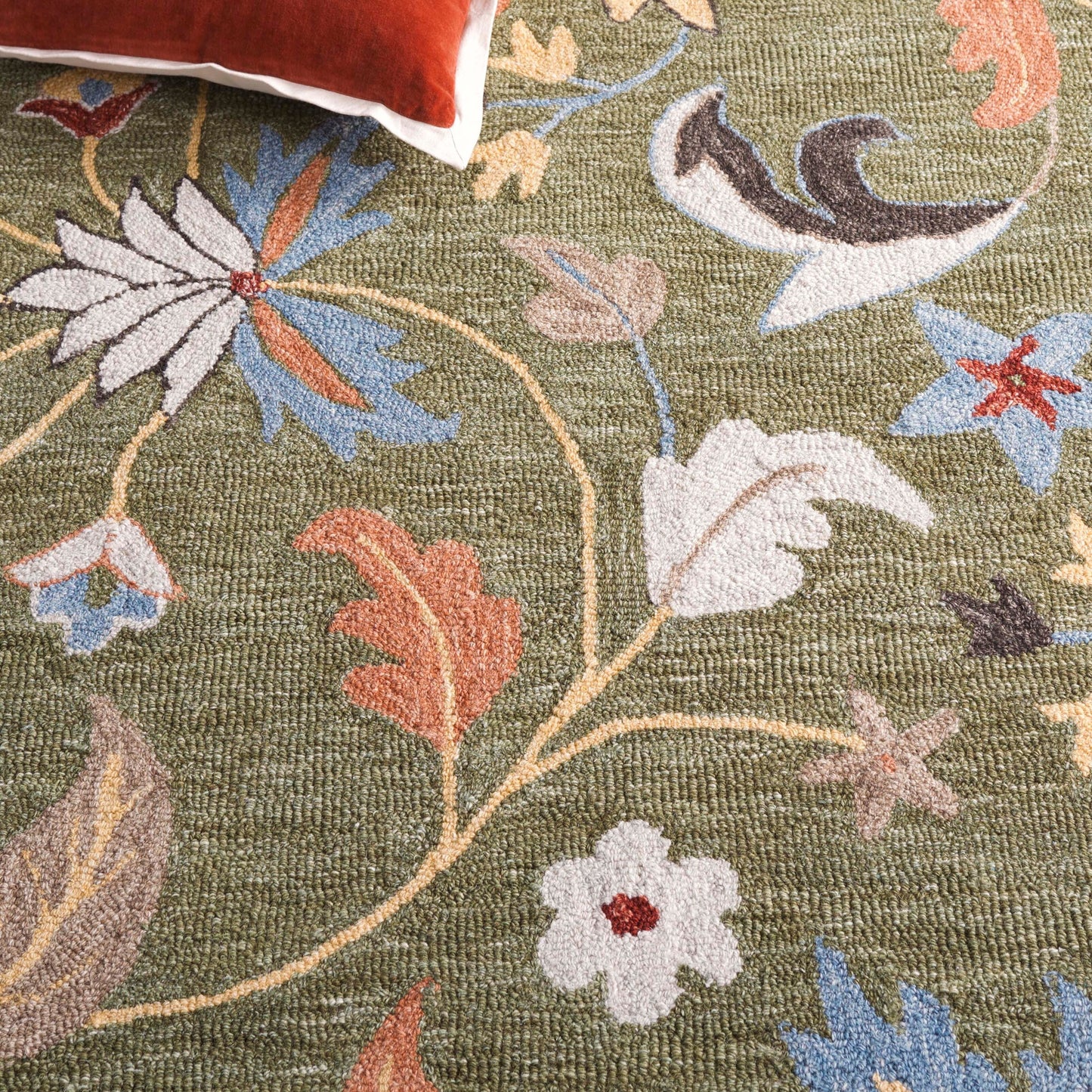 Tapis en laine fait main SAFAVIEH Jardin Asya Country