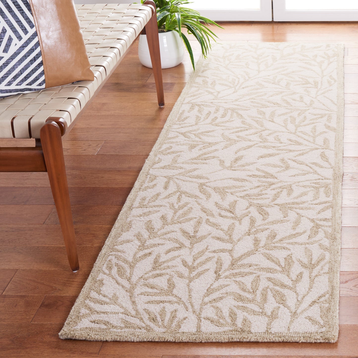 SAFAVIEH Tapis en laine Jardin Mariegret fait main