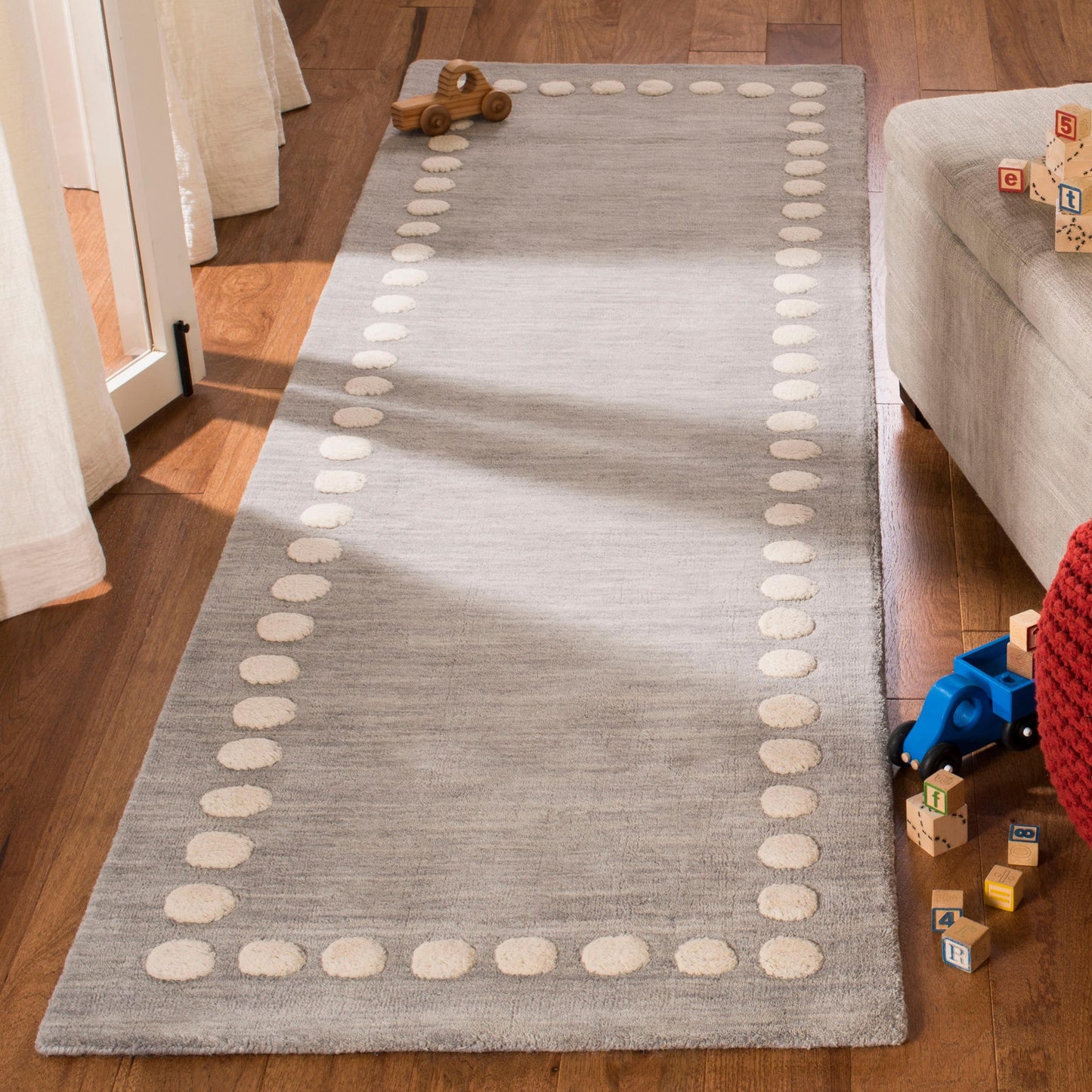 Tapis en laine Alondra pour enfants, fait main, SAFAVIEH