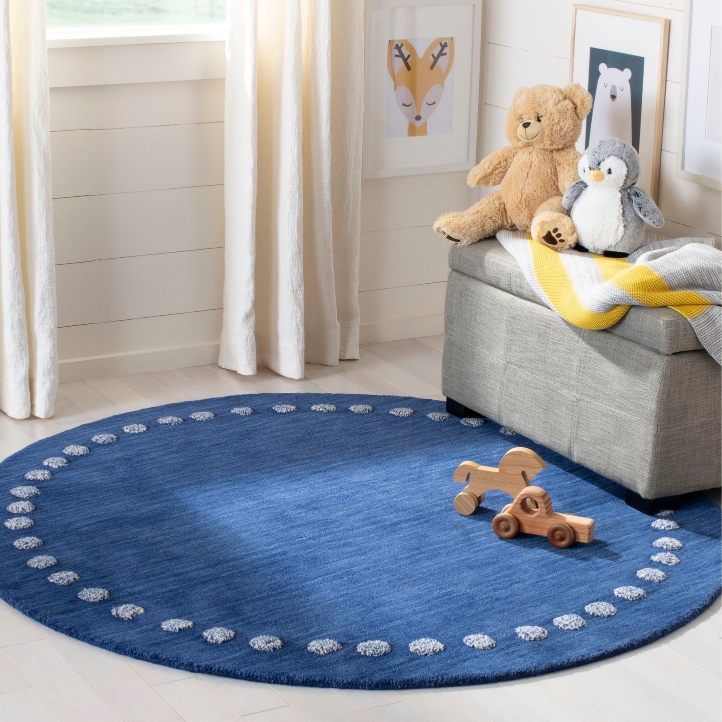 Tapis en laine Alondra pour enfants, fait main, SAFAVIEH