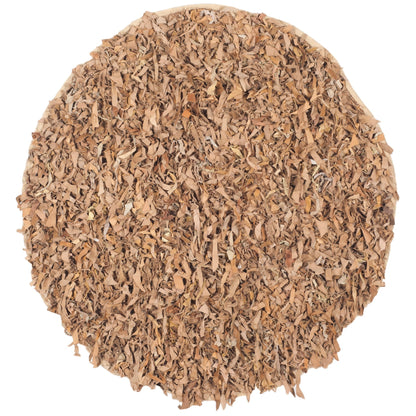 Tapis décoratif moderne SAFAVIEH en cuir shaggy fait main Doinita