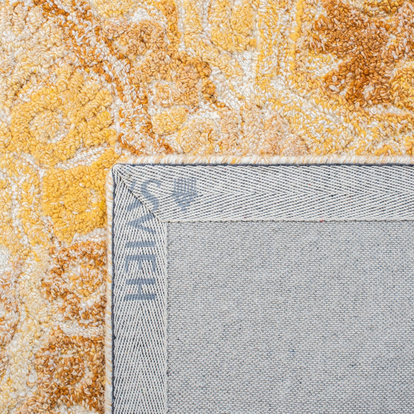 SAFAVIEH Tapis en laine à médaillon moderne Carlijn fait à la main