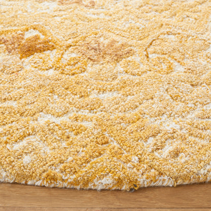 SAFAVIEH Tapis en laine à médaillon moderne Carlijn fait à la main