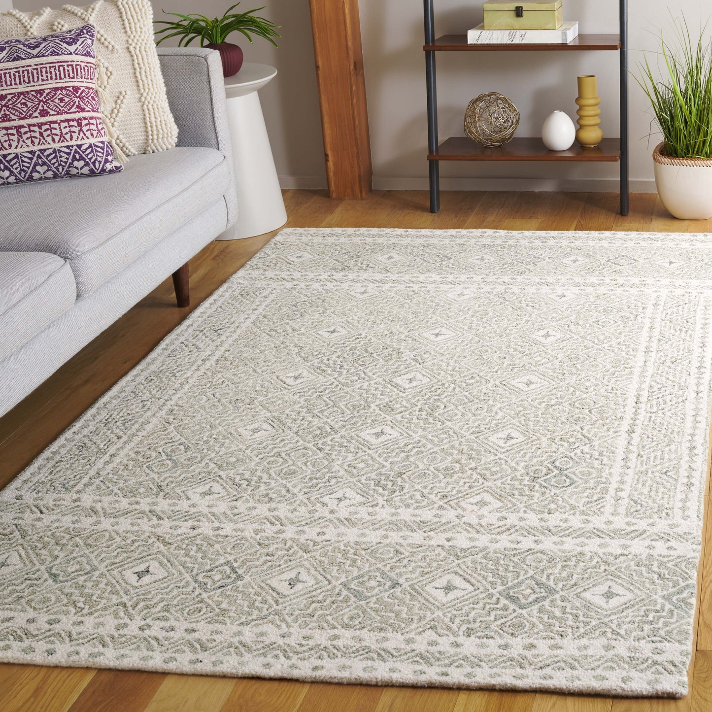 Tapis SAFAVIEH en laine Lutetia micro-bouclée faite à la main