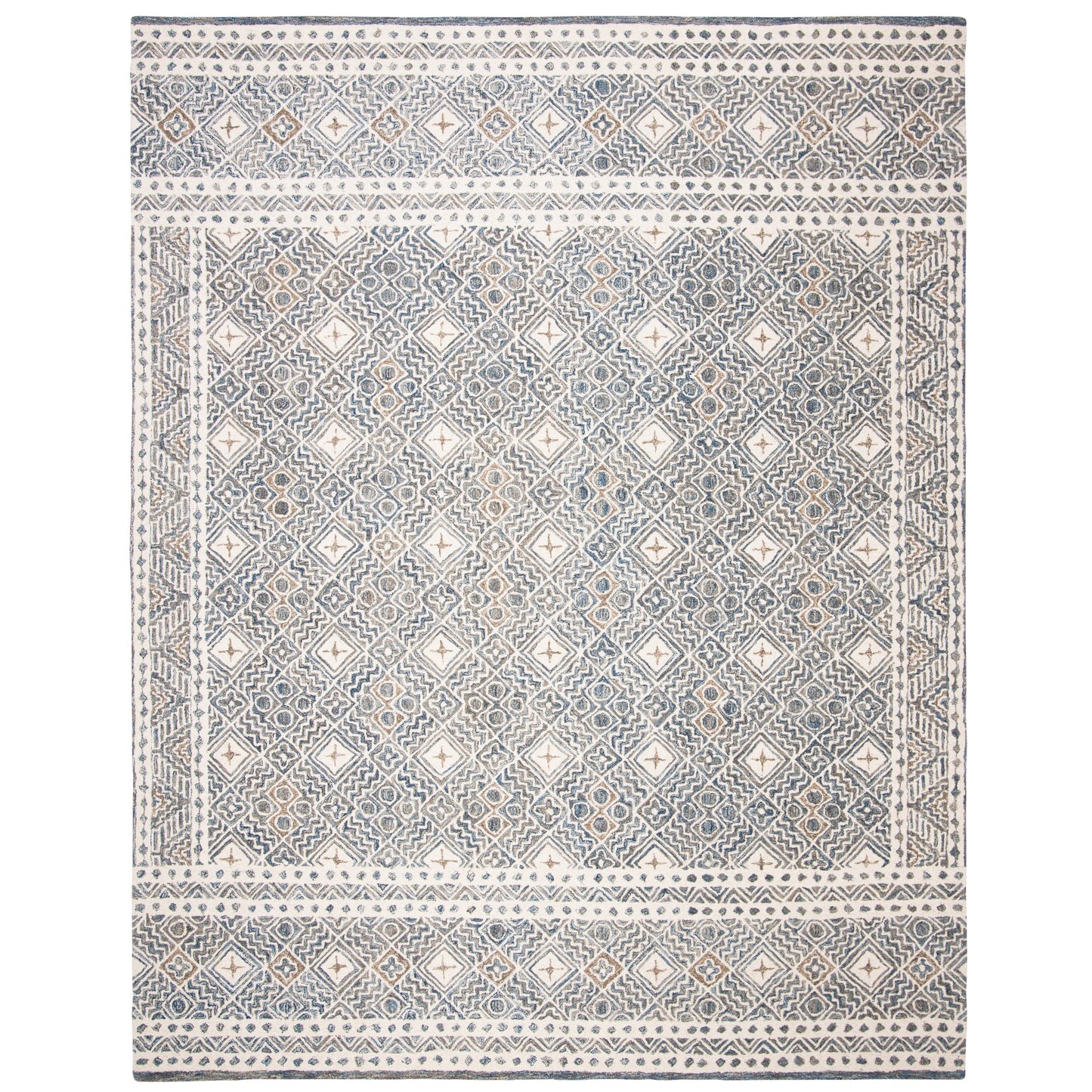 Tapis SAFAVIEH en laine Lutetia micro-bouclée faite à la main