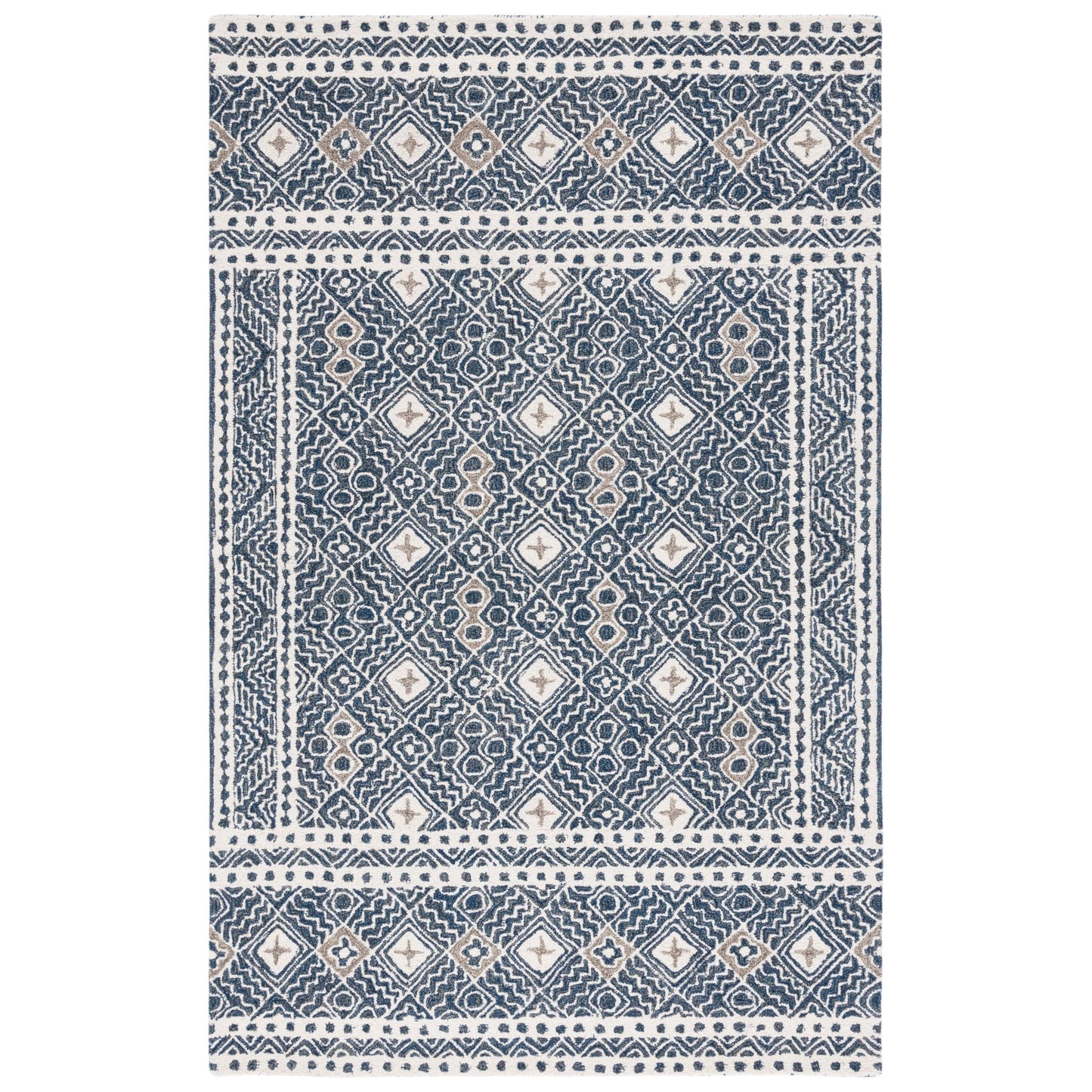 Tapis SAFAVIEH en laine Lutetia micro-bouclée faite à la main