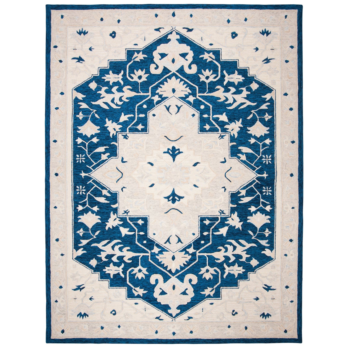 Tapis SAFAVIEH en laine Selveta micro-bouclée faite à la main