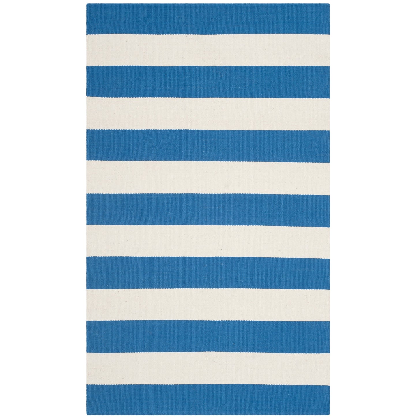 Tapis SAFAVIEH Montauk à rayures Geltrude en coton tissé plat fait main
