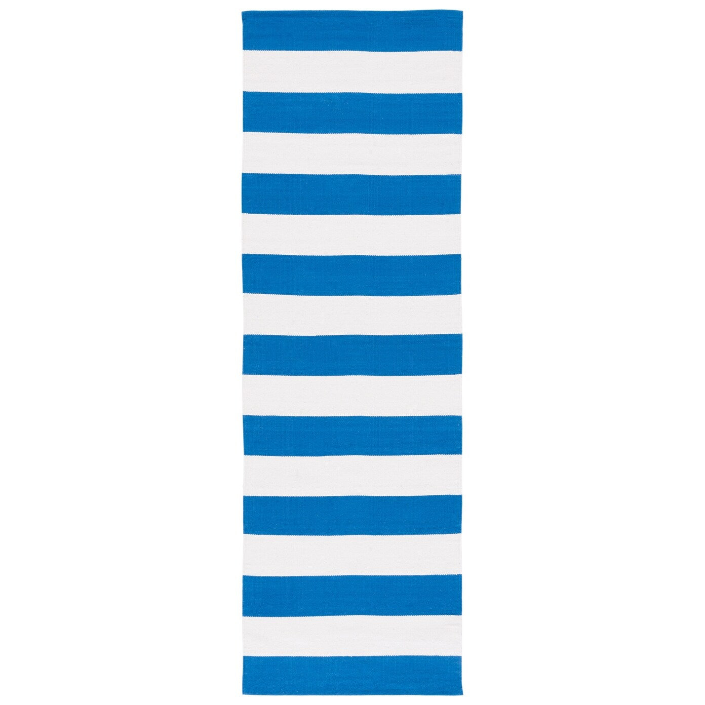 Tapis SAFAVIEH Montauk à rayures Geltrude en coton tissé plat fait main