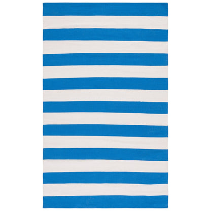 Tapis SAFAVIEH Montauk à rayures Geltrude en coton tissé plat fait main