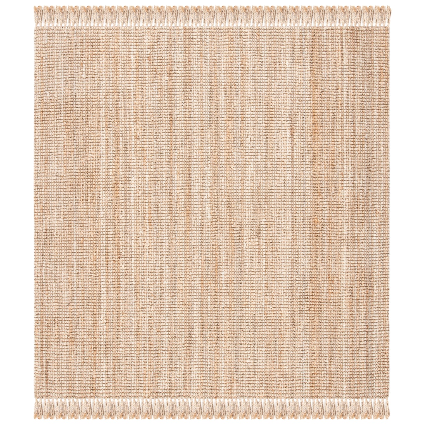 Tapis SAFAVIEH Mirnesa en jute naturel fait main avec franges
