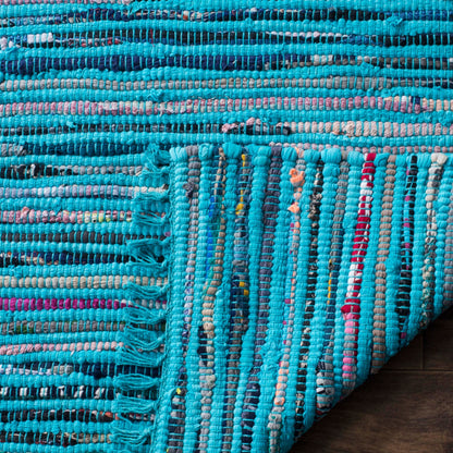 Tapis en coton à rayures scintillantes fait main SAFAVIEH