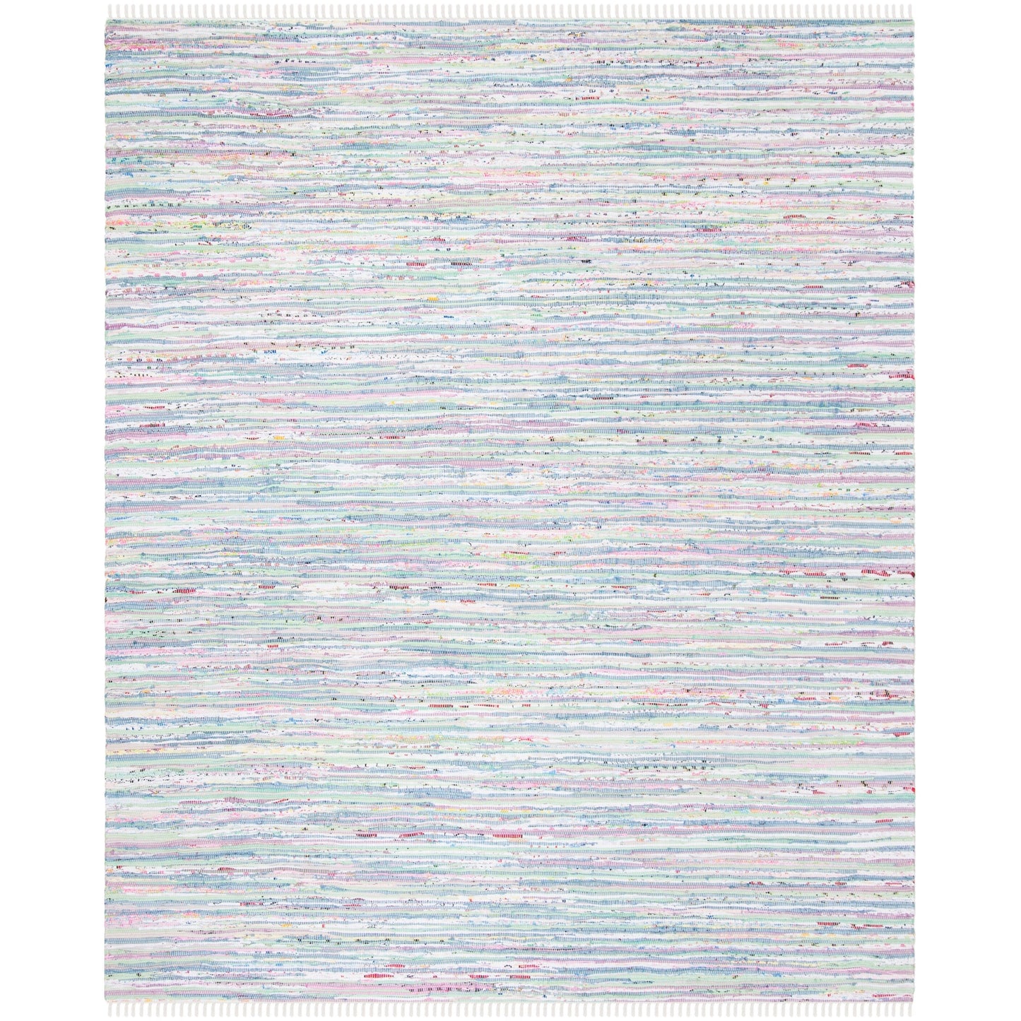 Tapis en coton à rayures scintillantes fait main SAFAVIEH