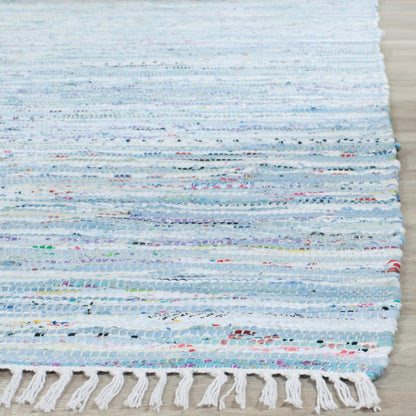 Tapis en coton à rayures scintillantes fait main SAFAVIEH