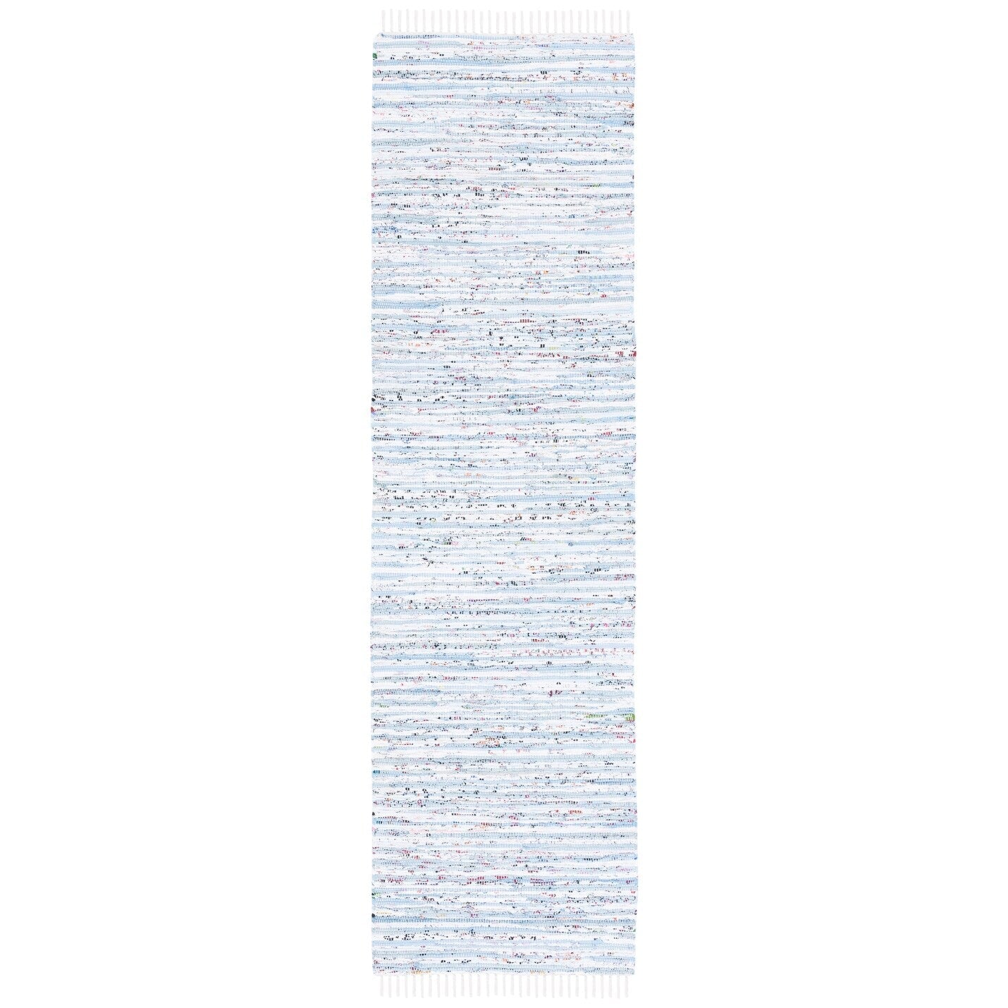 Tapis en coton à rayures scintillantes fait main SAFAVIEH