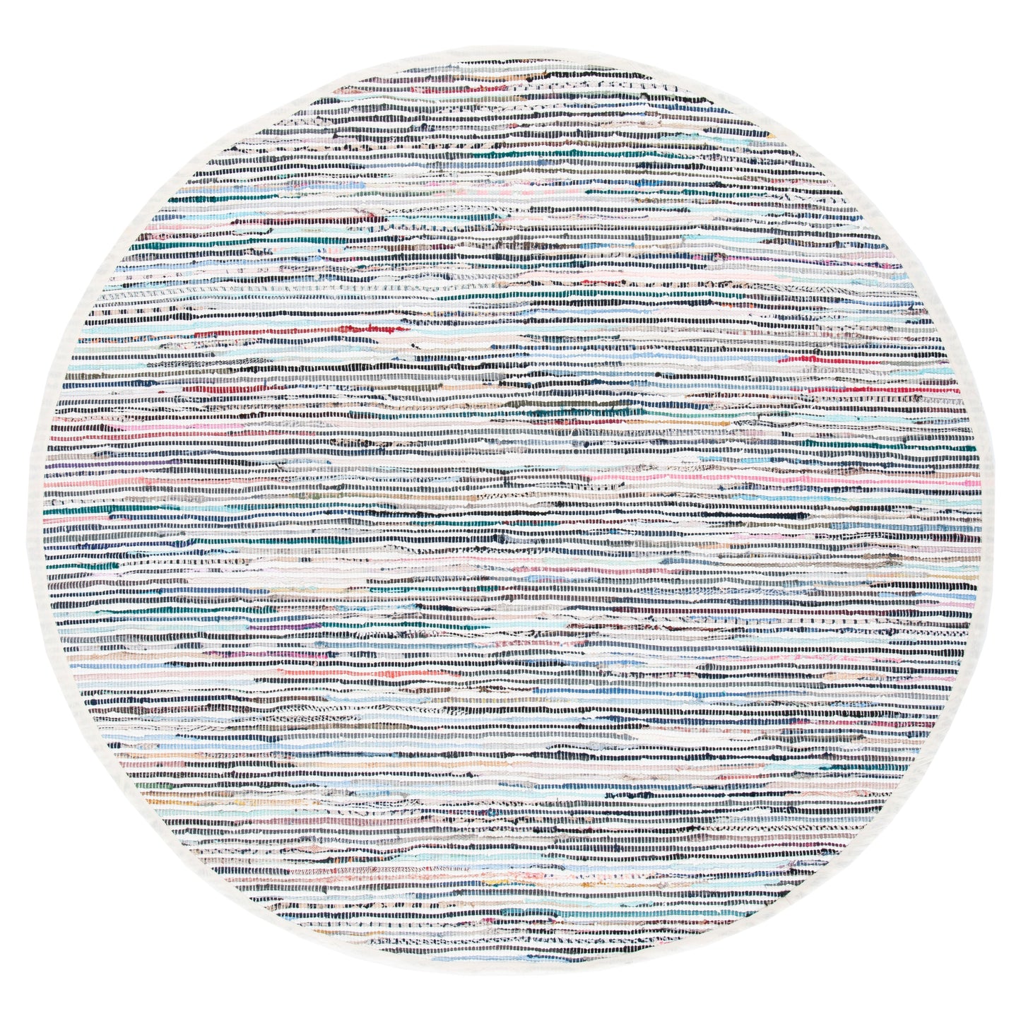 Tapis en coton à rayures scintillantes fait main SAFAVIEH