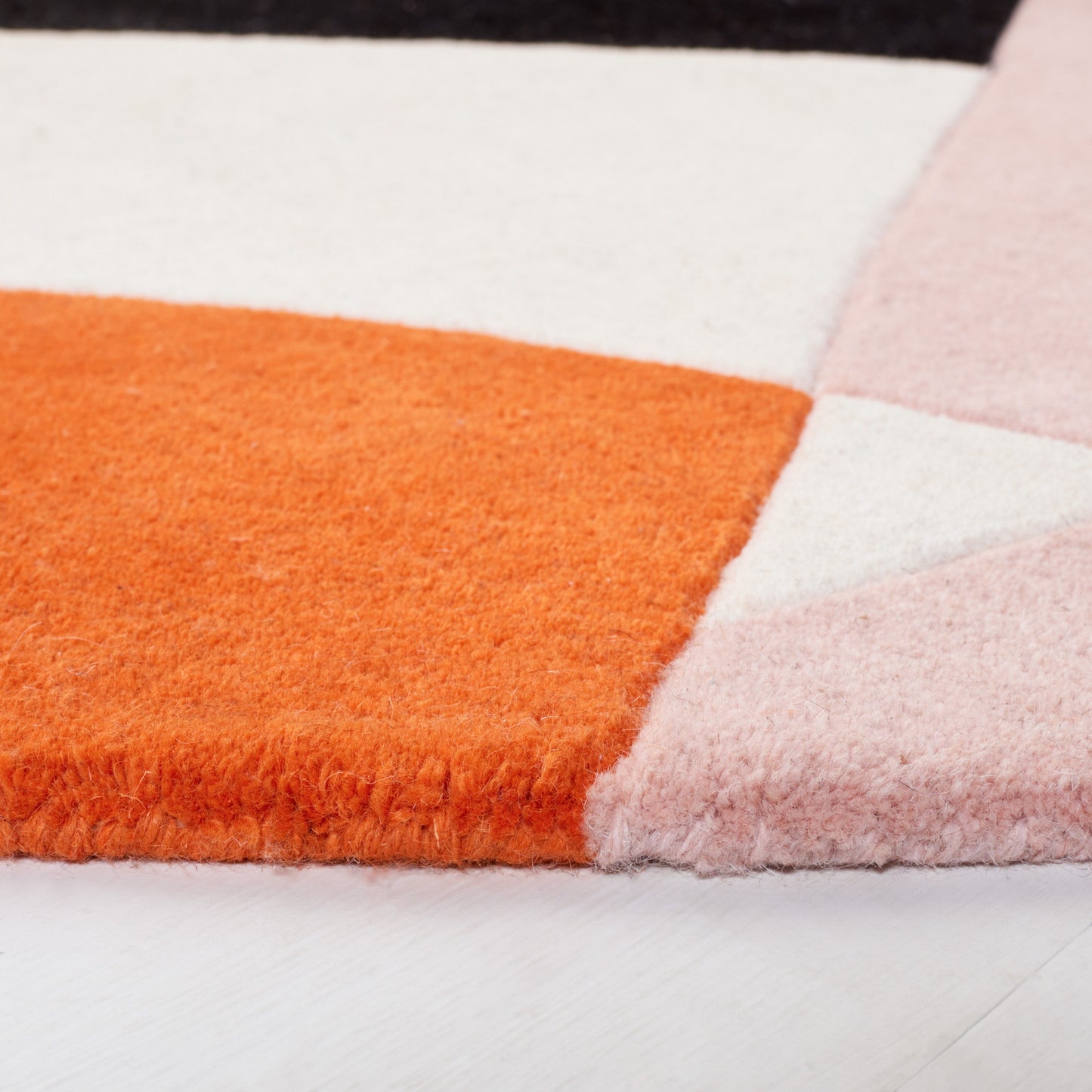 SAFAVIEH Fait main Rodeo Drive Willow Abstrait en laine moderne du milieu du siècle