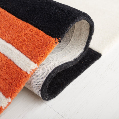 SAFAVIEH Fait main Rodeo Drive Willow Abstrait en laine moderne du milieu du siècle