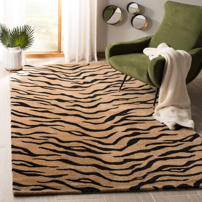 Tapis SAFAVIEH Soho Latoyia Tiger en laine de Nouvelle-Zélande, fait main