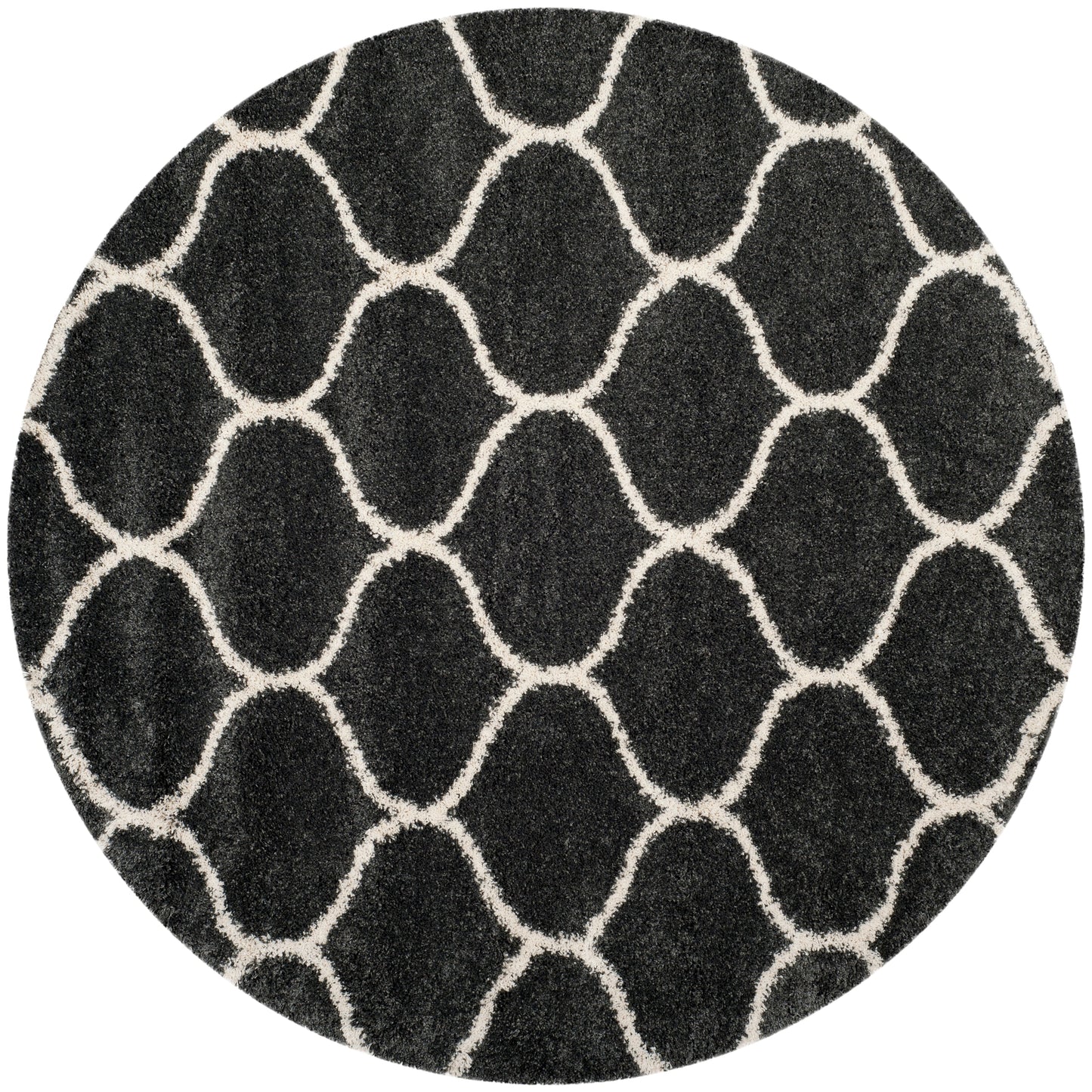 Tapis SAFAVIEH Hudson Shag Pushpa Trellis de 5 cm d'épaisseur