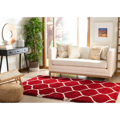Tapis SAFAVIEH Hudson Shag Pushpa Trellis de 5 cm d'épaisseur