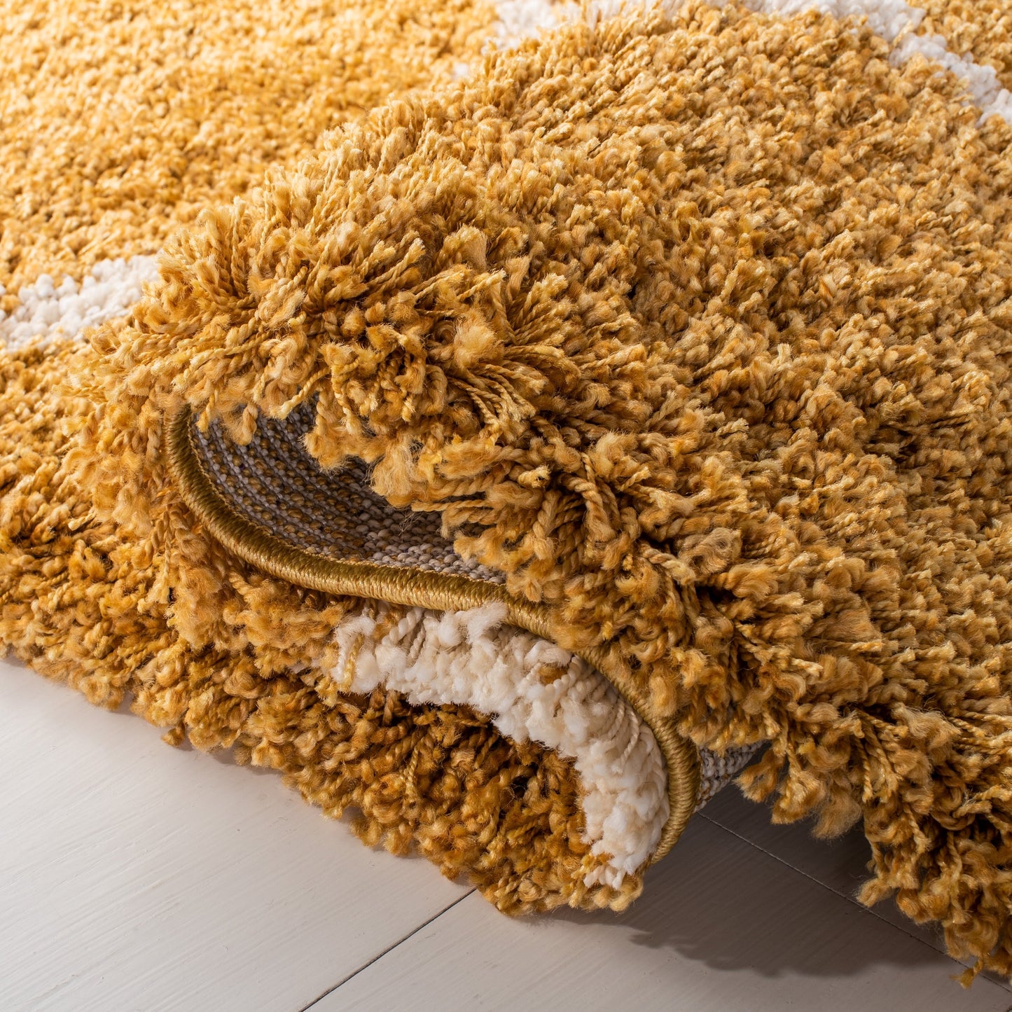 Tapis SAFAVIEH Hudson Shag Pushpa Trellis de 5 cm d'épaisseur