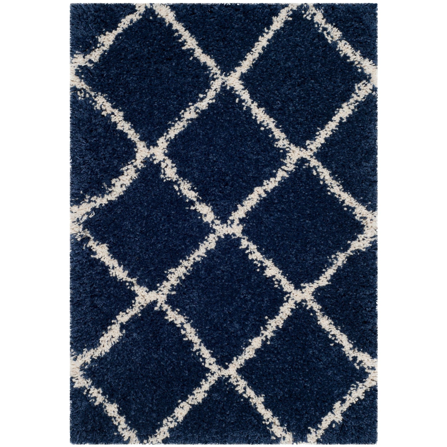 Tapis SAFAVIEH Hudson Shag Raili Diamond Trellis de 5 cm d'épaisseur