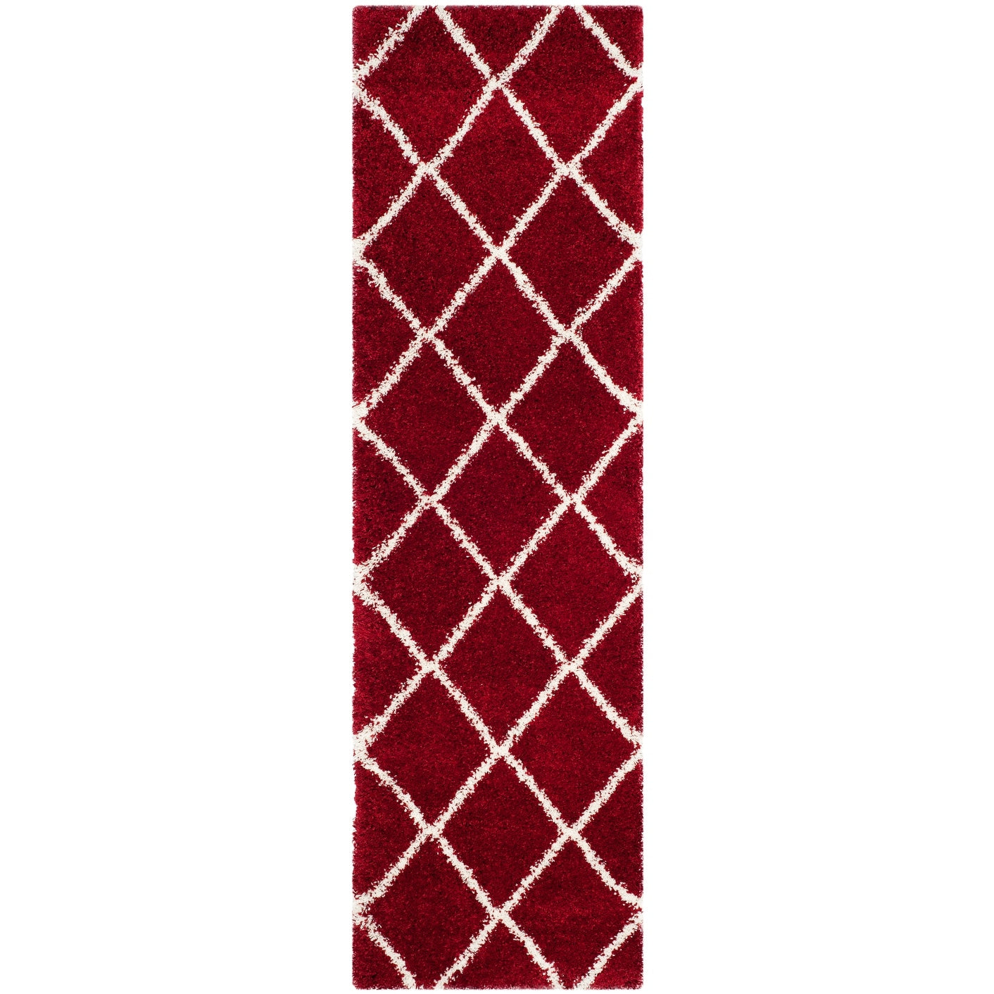 Tapis SAFAVIEH Hudson Shag Raili Diamond Trellis de 5 cm d'épaisseur