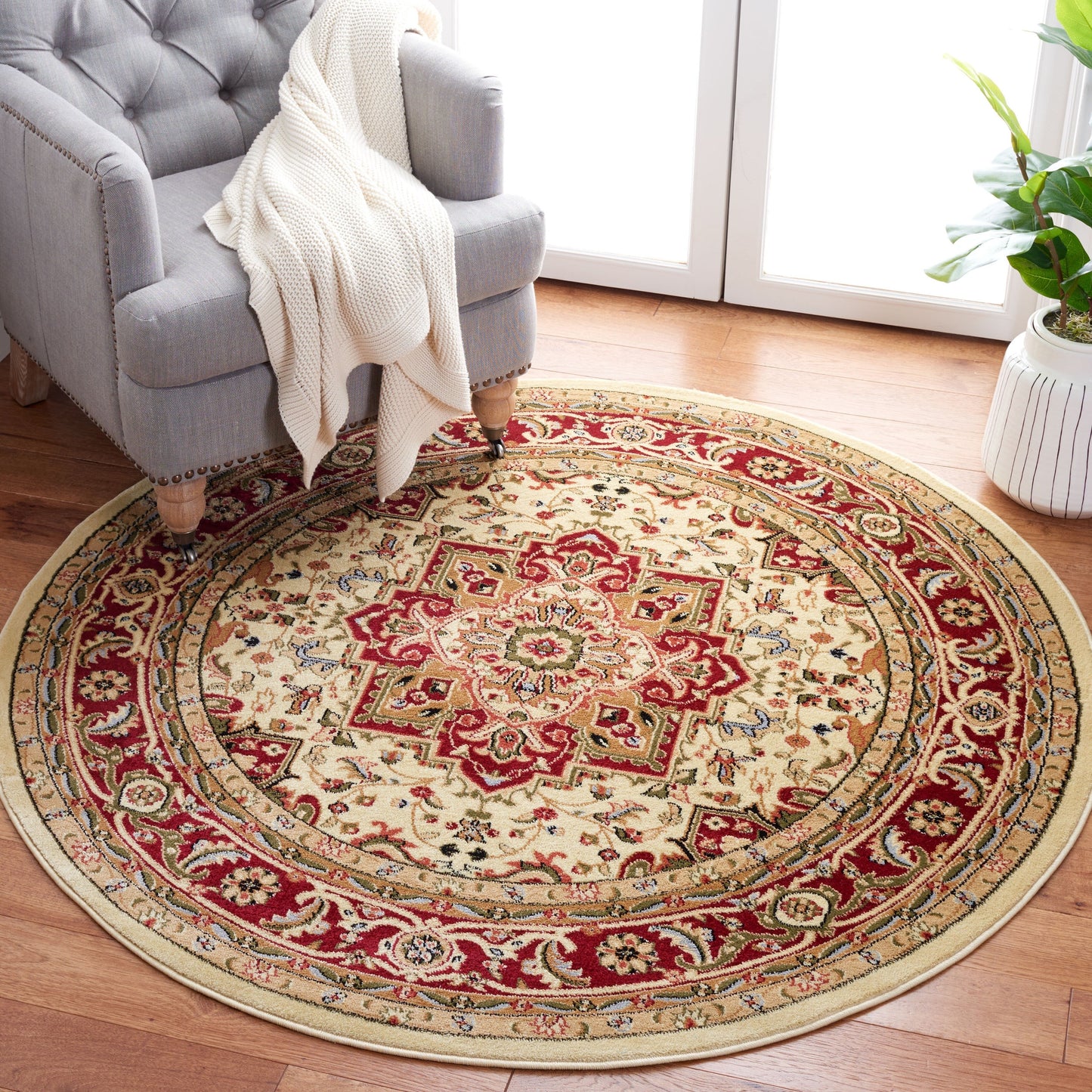 Tapis SAFAVIEH Lyndhurst Laquita à médaillon oriental traditionnel
