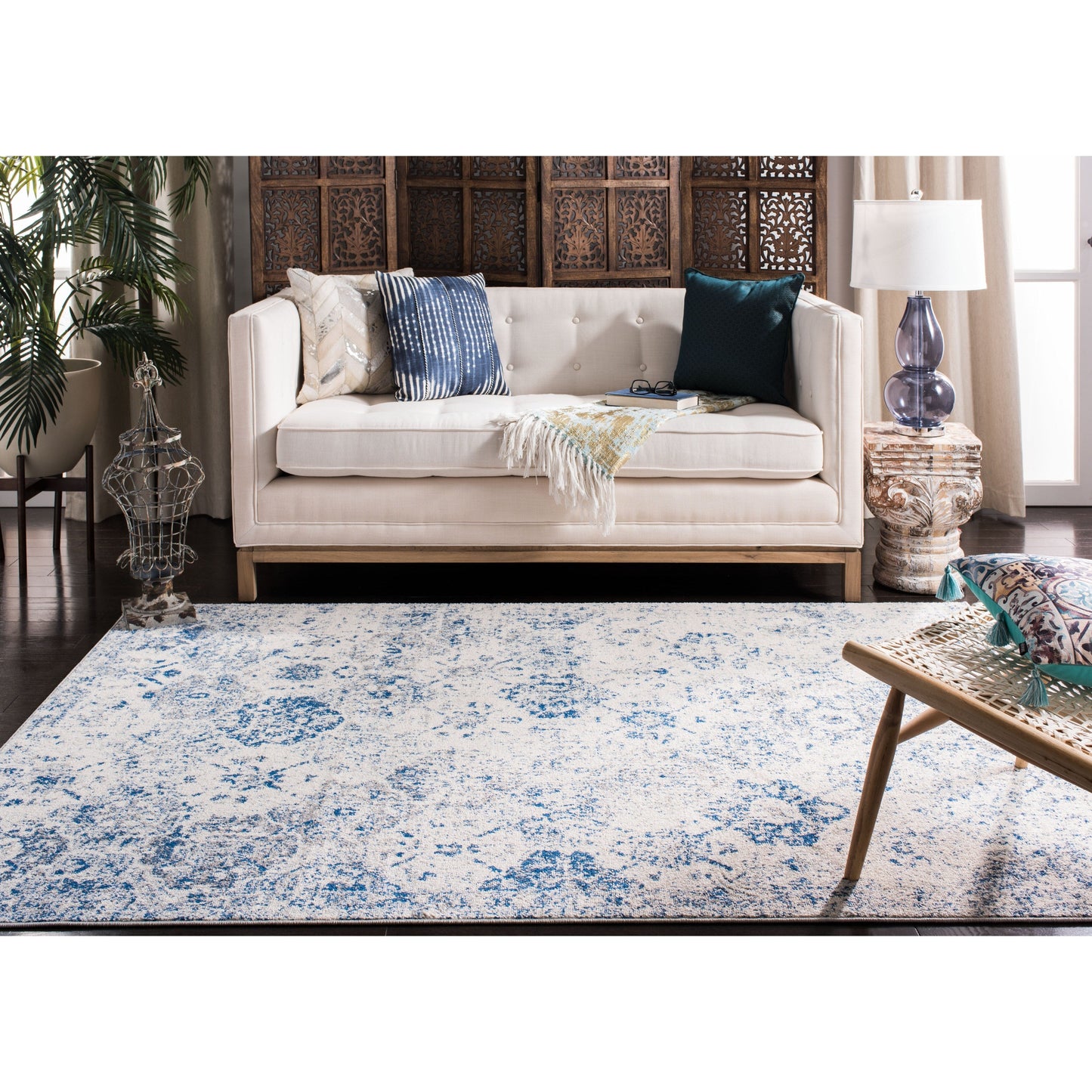 Tapis SAFAVIEH Madison Bettylou Boho Chic effet vieilli