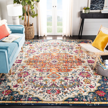 Tapis SAFAVIEH Madison Libusa Boho à médaillon vieilli