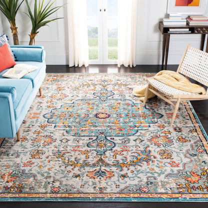 Tapis SAFAVIEH Madison Libusa Boho à médaillon vieilli
