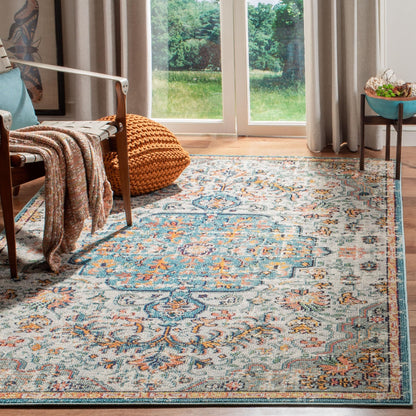 Tapis SAFAVIEH Madison Libusa Boho à médaillon vieilli