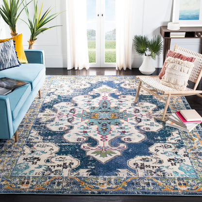 Tapis SAFAVIEH Madison Marilou Boho à médaillon vieilli