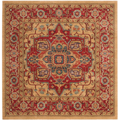 Tapis SAFAVIEH Mahal Beverley Traditionnel Grandeur Rouge/Naturel