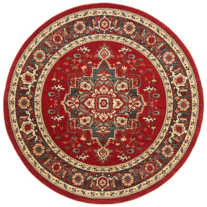 Tapis SAFAVIEH Mahal Beverley Traditionnel Grandeur Rouge/Naturel
