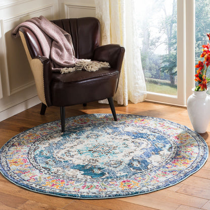 Tapis SAFAVIEH Monaco Océane Boho à médaillon vieilli