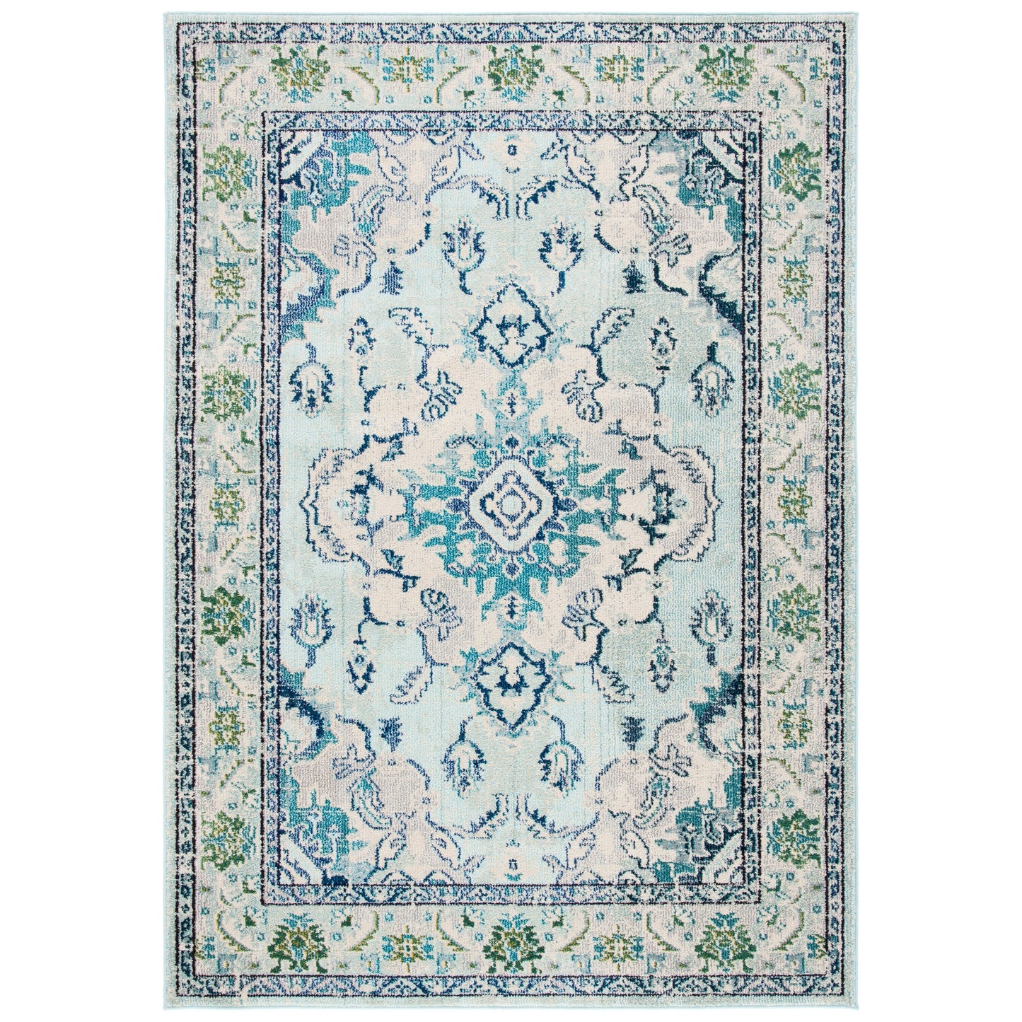 Tapis SAFAVIEH Monaco Océane Boho à médaillon vieilli