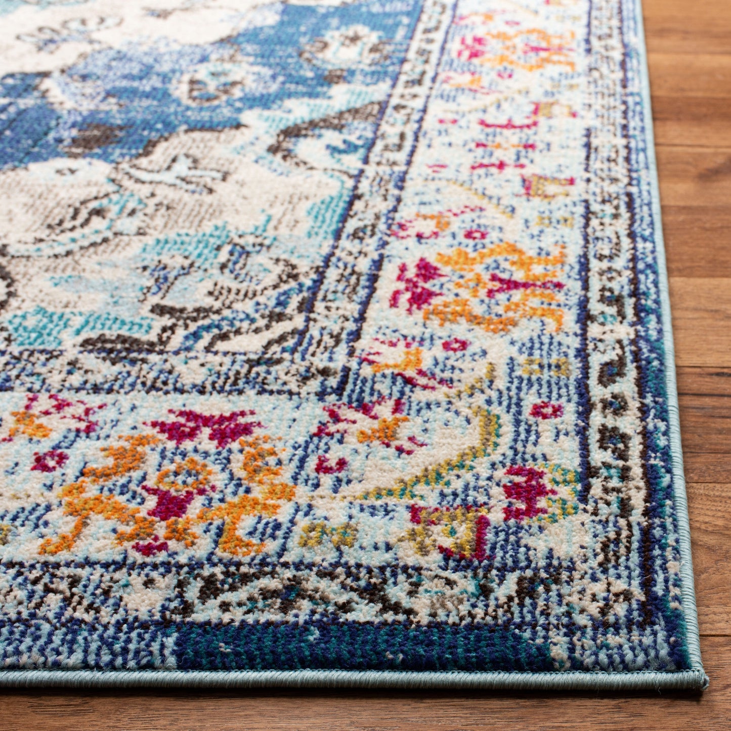 Tapis SAFAVIEH Monaco Océane Boho à médaillon vieilli