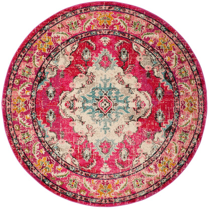 Tapis SAFAVIEH Monaco Océane Boho à médaillon vieilli