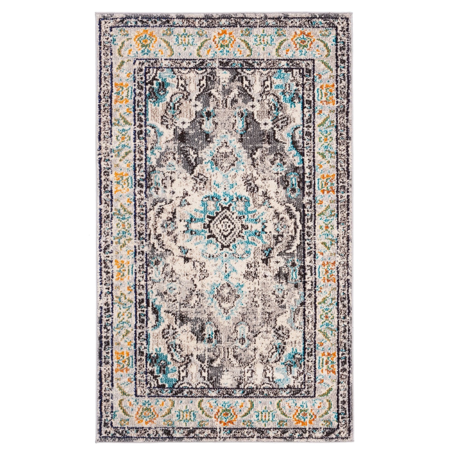 Tapis SAFAVIEH Monaco Océane Boho à médaillon vieilli