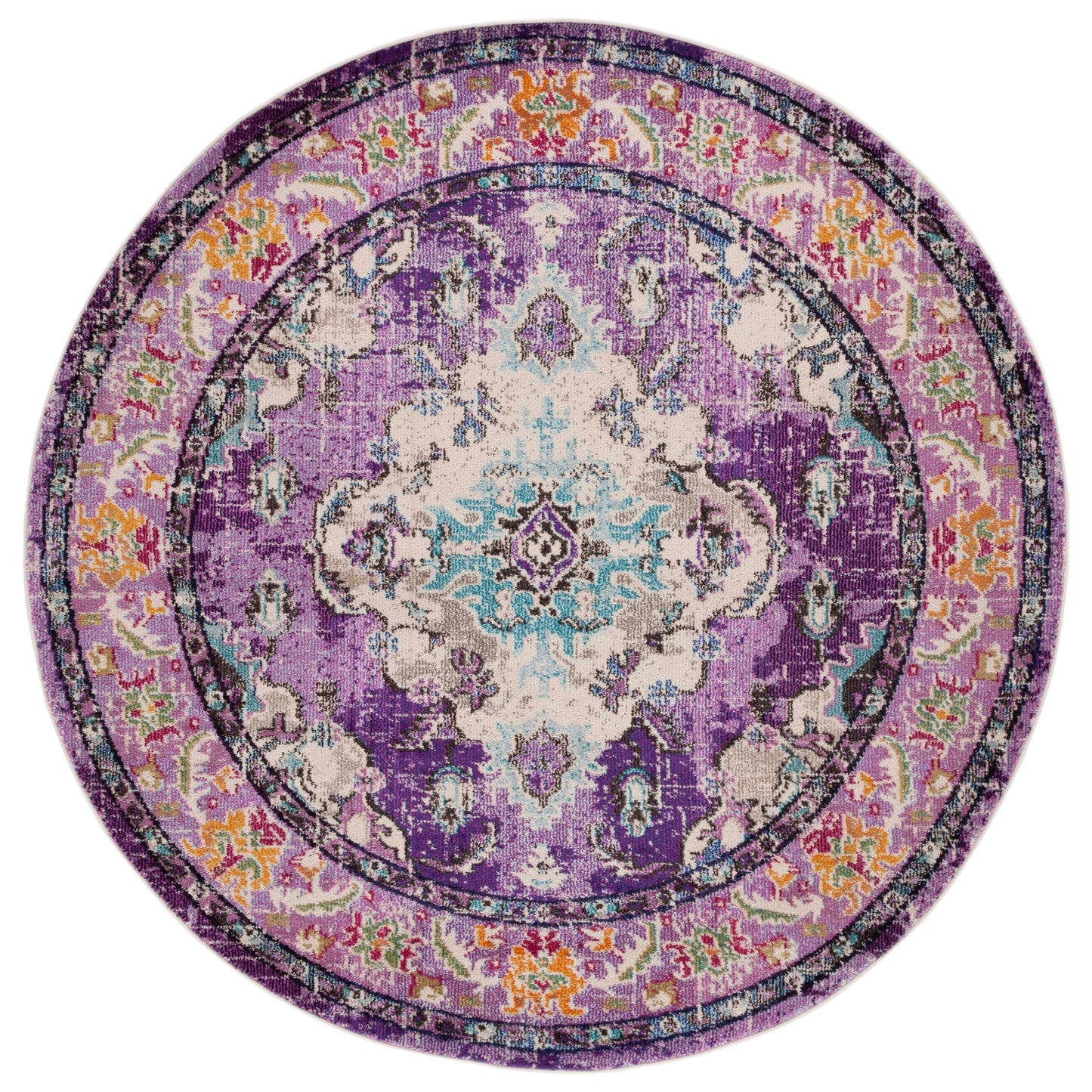 Tapis SAFAVIEH Monaco Océane Boho à médaillon vieilli