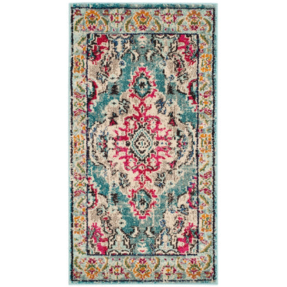 Tapis SAFAVIEH Monaco Océane Boho à médaillon vieilli