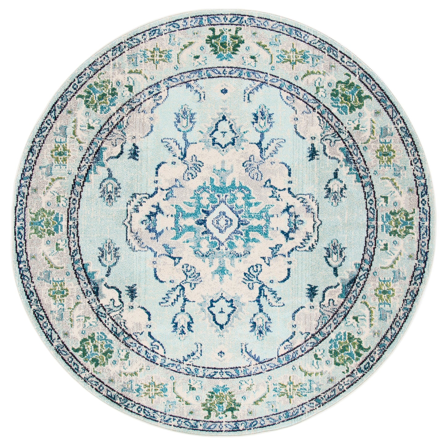 Tapis SAFAVIEH Monaco Océane Boho à médaillon vieilli