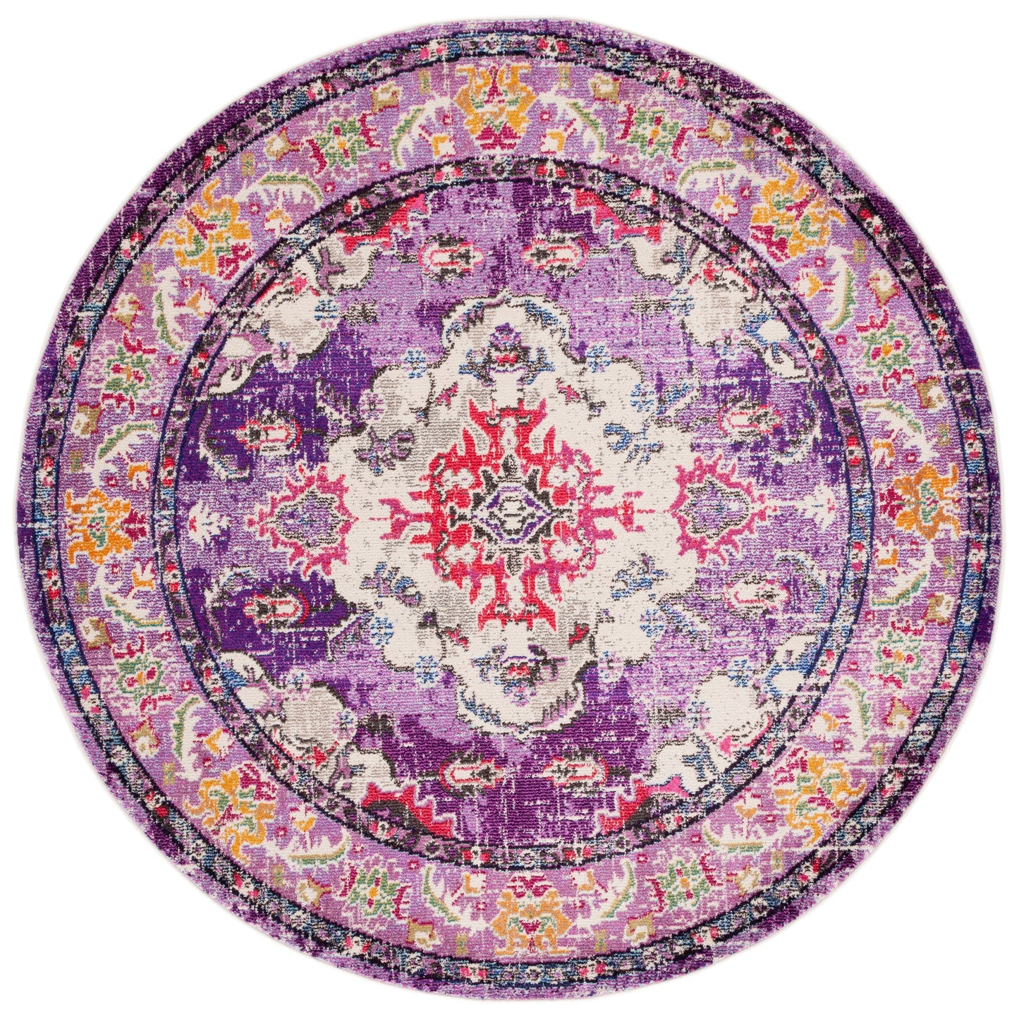 Tapis SAFAVIEH Monaco Océane Boho à médaillon vieilli