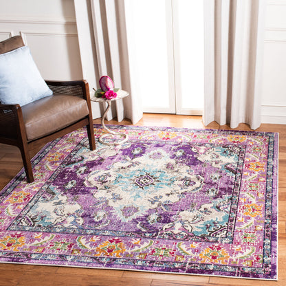Tapis SAFAVIEH Monaco Océane Boho à médaillon vieilli