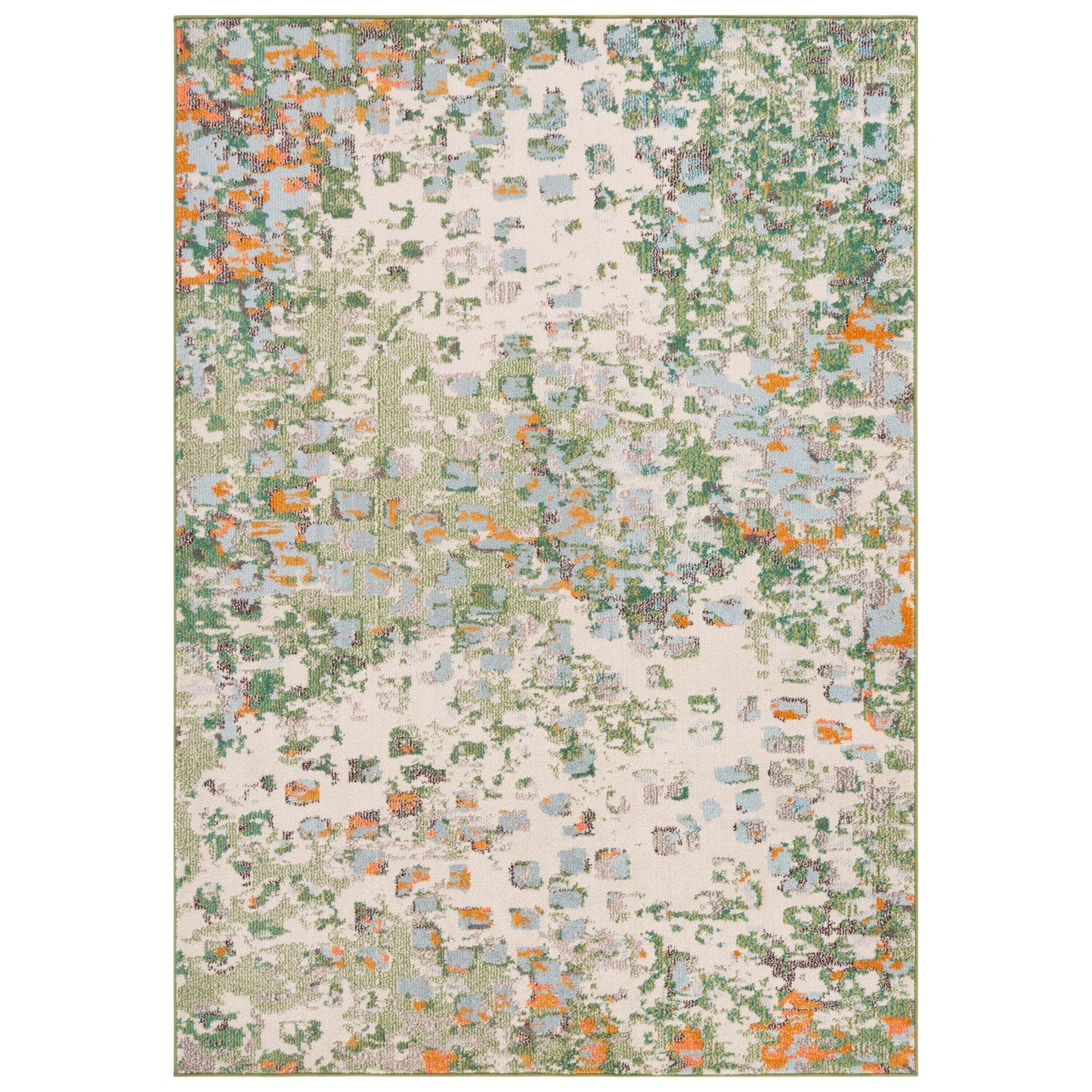 Tapis SAFAVIEH Monaco Panna Boho Abstrait Moderne Aquarelle