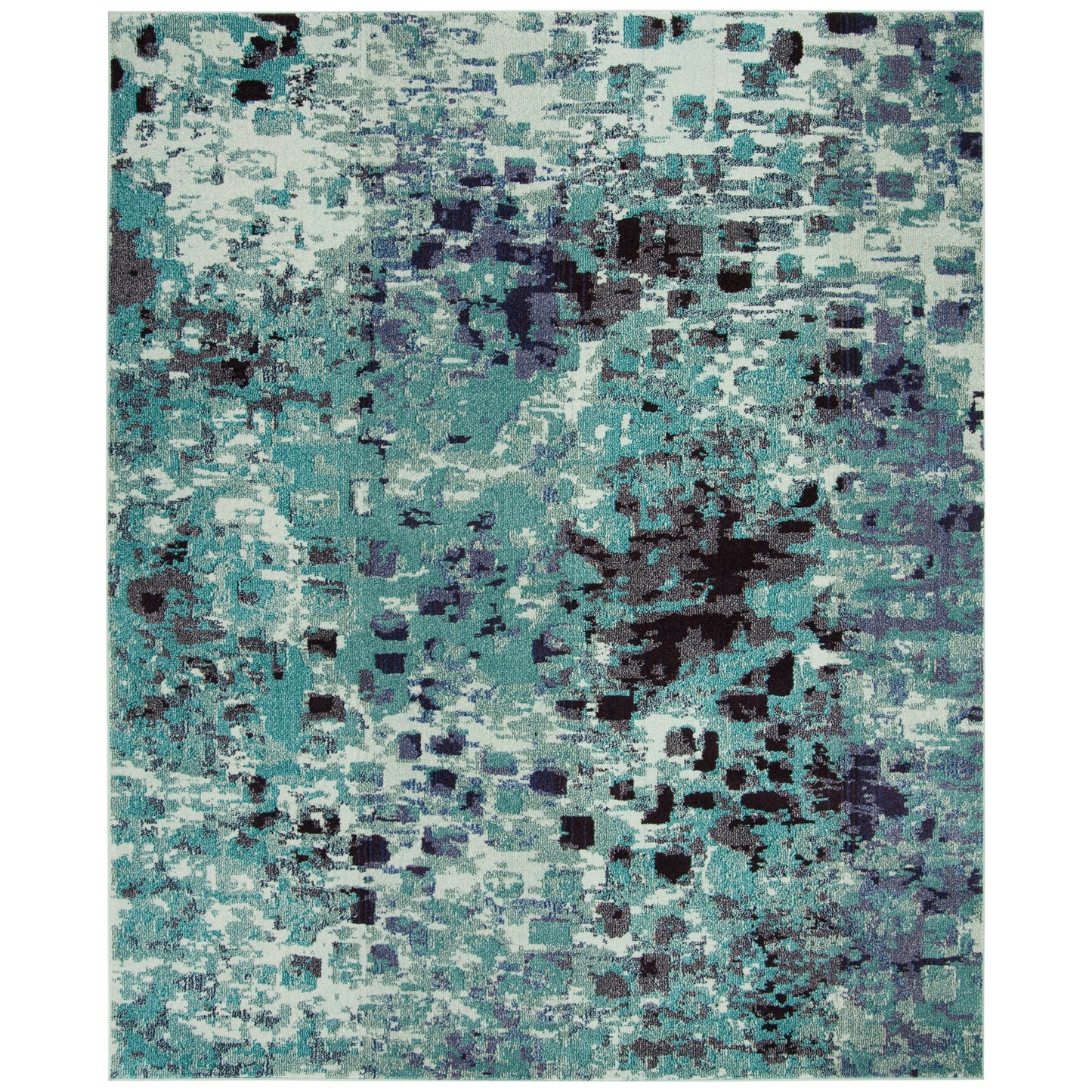 Tapis SAFAVIEH Monaco Panna Boho Abstrait Moderne Aquarelle