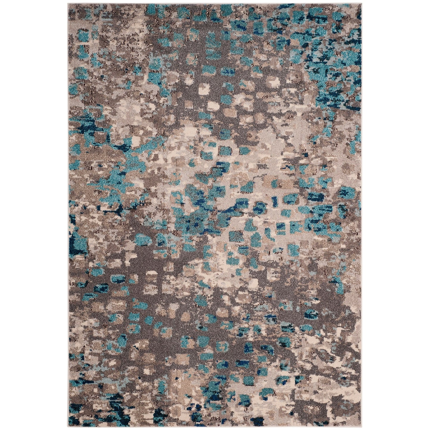 Tapis SAFAVIEH Monaco Panna Boho Abstrait Moderne Aquarelle